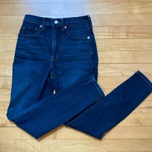 Everlane The High Rise Skinny Jeans Dark Wash 25 Regular